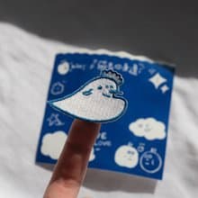 | 刺繡徽章貼+貼紙背卡 | 送給心愛欸郎