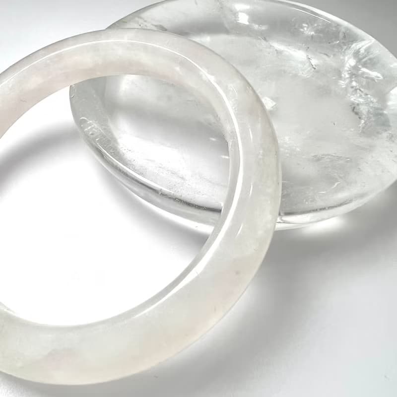 淺粉水晶手鐲 | 水晶 | 水晶手鐲