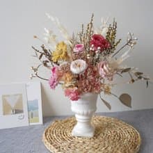 【竒花】果粉香永生花乾燥花盆花 冠軍杯 開幕 喬遷 生日