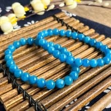 天然藍磷灰手鍊