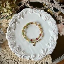 -少女加冕之禮-天然水晶手鏈/黃銅手鍊