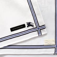 Burberry Vintage Handkerchief White 18.5 x 18.5 inches