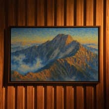 富饒臺灣-雲隱玉山【壁虎拼圖】