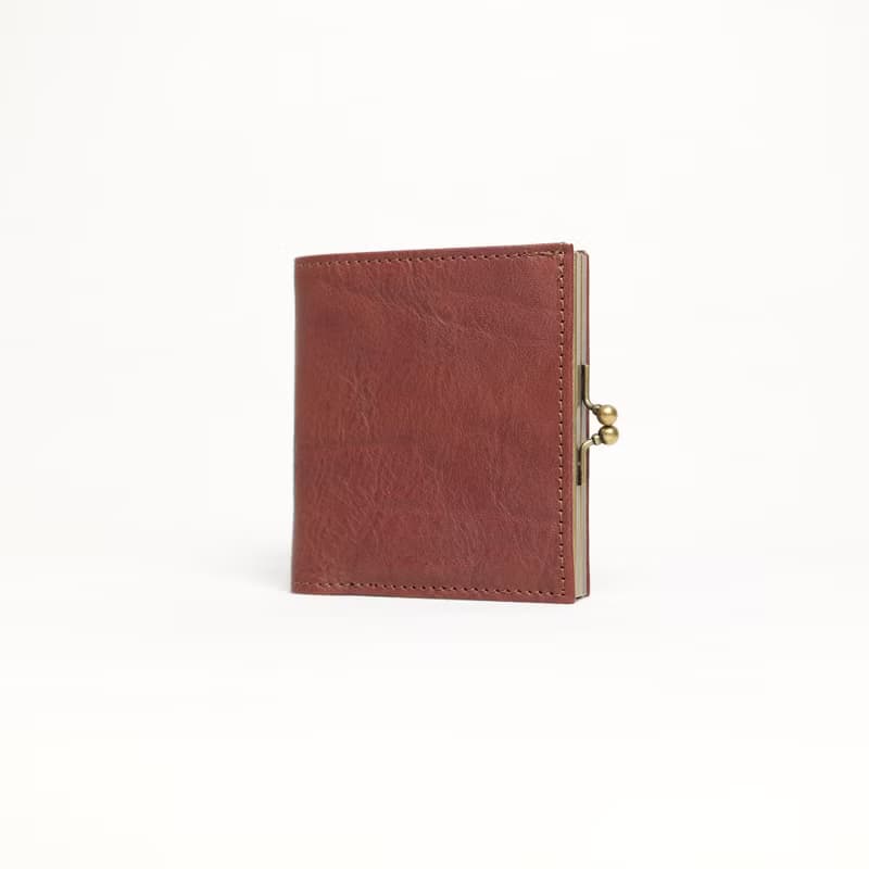 【新色上市】匠 しょくにん 系列 - 全皮革迷你口金短夾