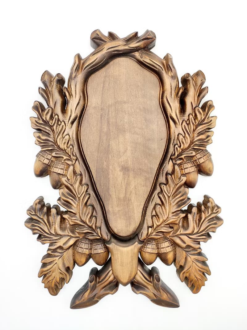 Antler Plaques, Fathers day, Plaque carved board for trophies, hunters gifts