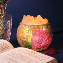 馬賽克鹽燈(綠) I 放鬆 提升心靈能量 I 鹽燈