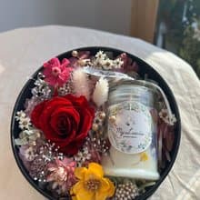 日本永成玫瑰花-純手工天然香氛花園蠟燭