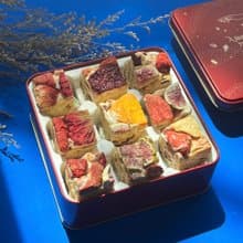 中秋【嫣紅花火】天然低糖果乾眠雪酥禮盒(18入) 風葉鳥-植感之禮
