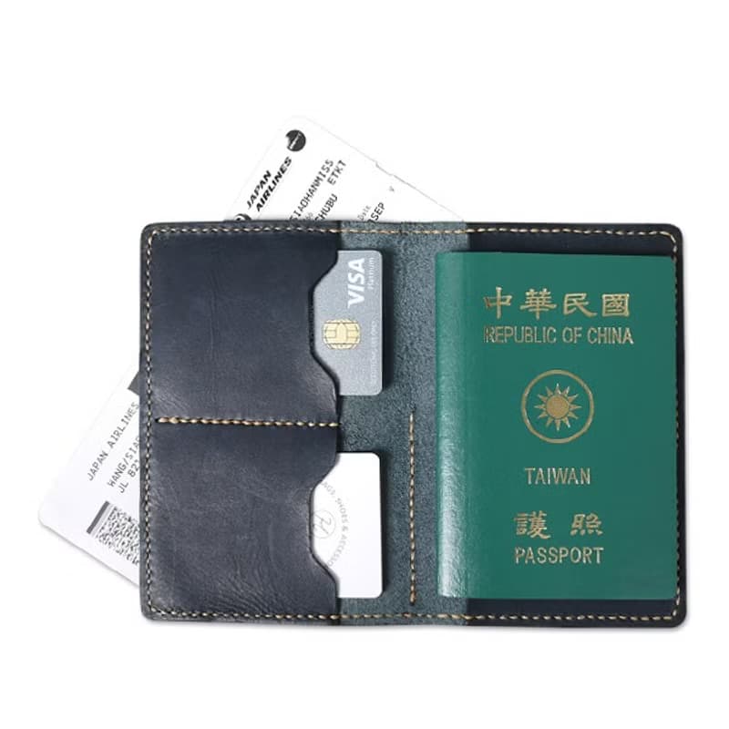 經典旅程  植鞣手工牛皮革護照夾 護照套