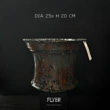 FLYER 塊根多肉植物陶盆器 龍舌蘭象牙宮象足漆樹盆器