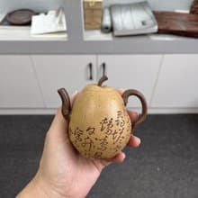 送禮紫砂壺茶壺高梨 现货实拍 原矿优质老段泥 质感润泽 造型构思
