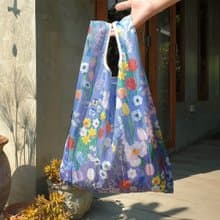 【Christmas gift】Folding cloth bag tote bag : lilac