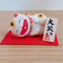 日本【RYUKODO】授權-開運躺賺招財貓|禮物|結婚|聖誕禮盒|入厝