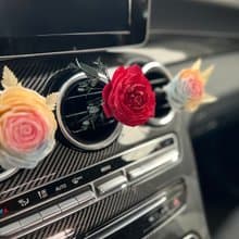 車載出風口 創意永生花乾燥花擴香花束 車用擴香