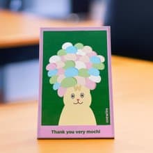 散水卡 感謝卡 Thank you card - 綠色