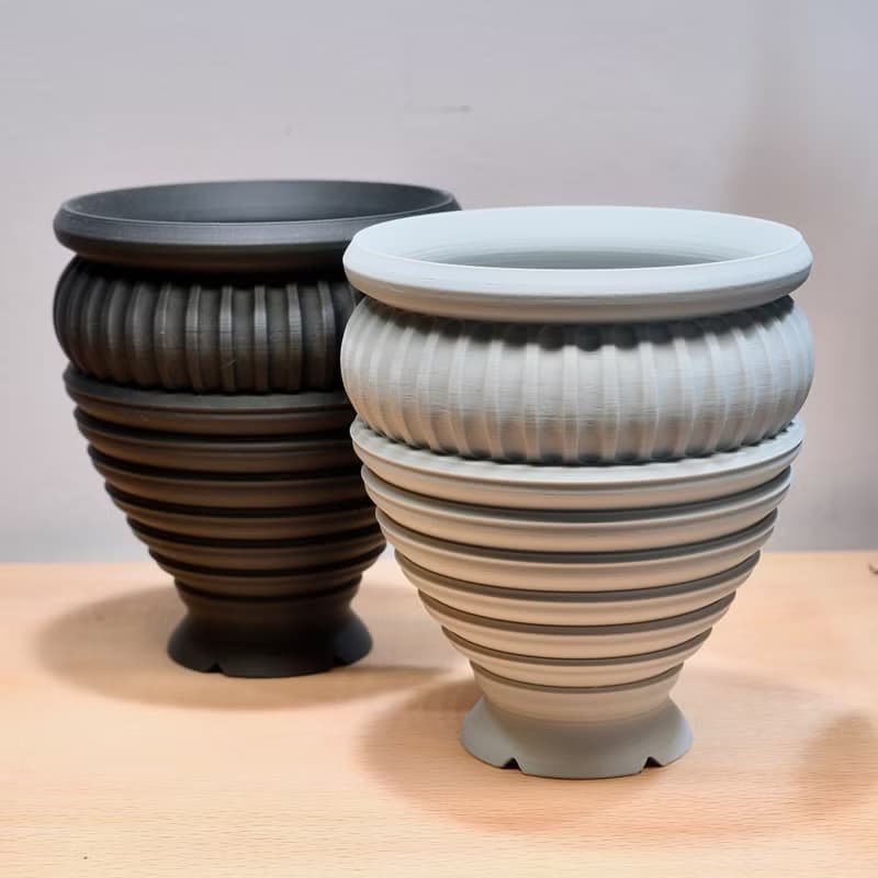 CBP010植木鉢 原創設計/3D列印/多肉塊根植物/盆器盆栽/送禮