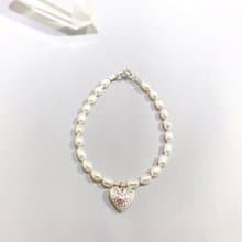 Ops Pearl silver bracelet- 小珍珠/極簡/純銀/限定/愛心/禮物