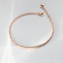 18K Shinning Ball Bracelet 閃亮切割金球手鍊