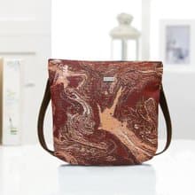 斜背包 防潑水 平織緹花 瀾夢褐 安琪莉卡