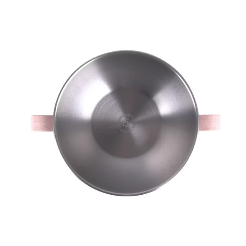 【純鈦微瑕商品】密封雙手柄碗-大-450ml-粉