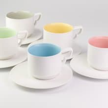 陶博館-文化五色杯盤組