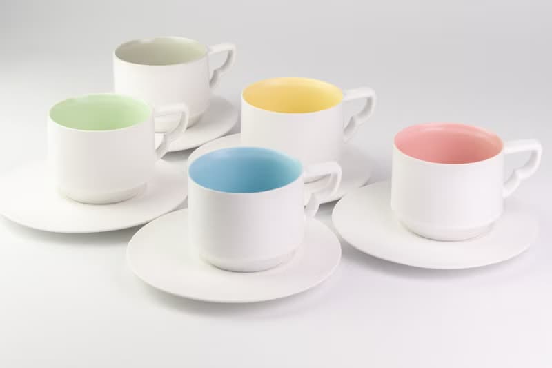 陶博館-文化五色杯盤組