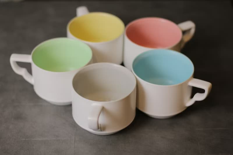 陶博館-文化五色杯盤組