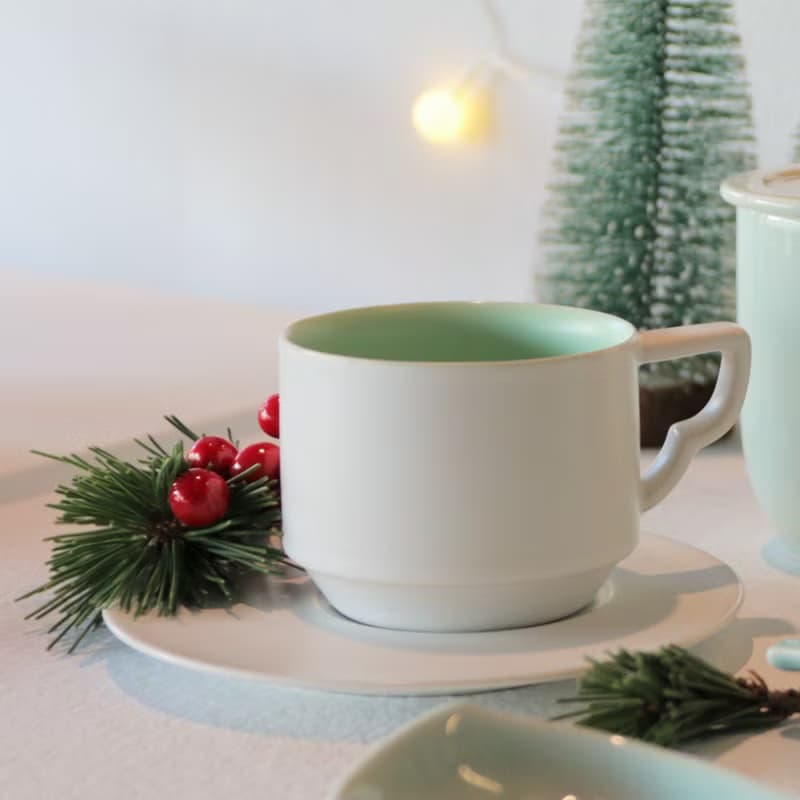 陶博館-文化五色杯盤組