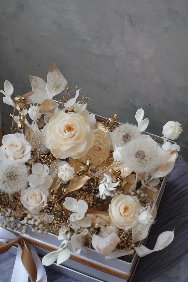 高級訂製花盒 生日花盒   生日花束 女友禮物 求婚花