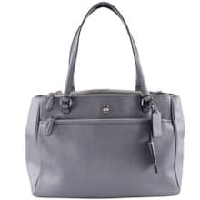 【日本直送】コーチ COACH トートバッグ F31744 レザー シルバー レディース【中古】