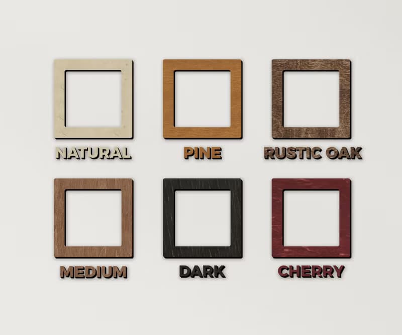 Picture frame for Wooden Kids growth Ruler | Photo frames for height chart