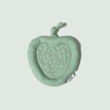 Fabric Plate (Mint Flower)