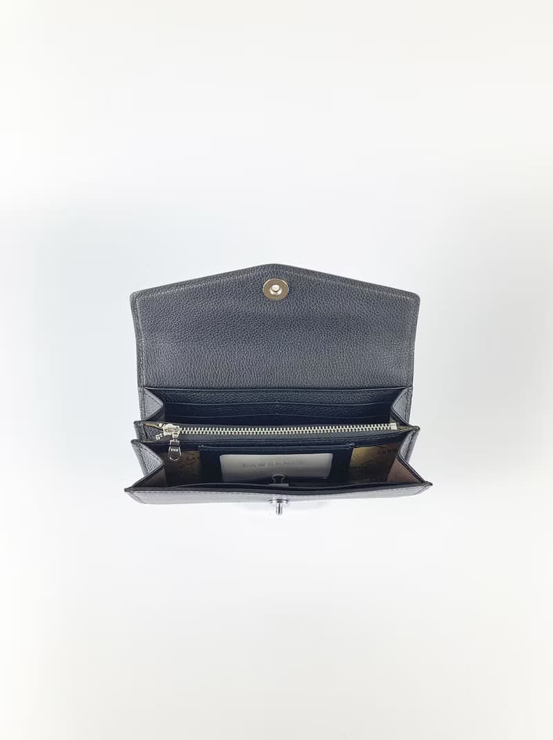 玫瑰粉    芥黃    黑     小荔枝纹壓纹牛皮皮夾