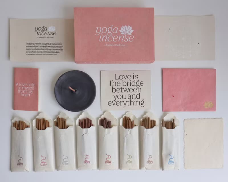 Stupa Yoga Incense 瑜珈線香禮盒套裝 天然草本香氛