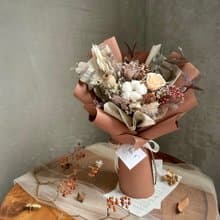 秋天感 永生玫瑰花束