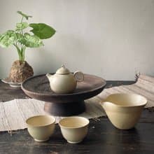 胖胖鵝黃茶具組
