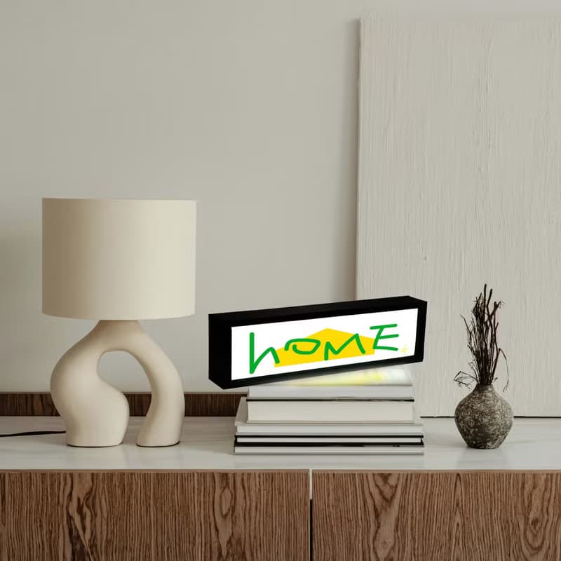 Whispers in Light光裡的低語文字桌面拍拍燈箱 喬遷禮物信仰宣言