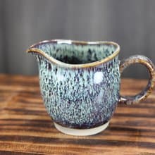 【送禮好物】200ml 岩雪 天目釉 茶海 公道杯 鶯歌名家葉敏祥作
