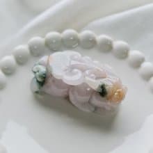三彩料特色貔貅| 天然緬甸玉A貨翡翠