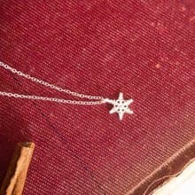 純銀/小星星雪花純銀項鍊