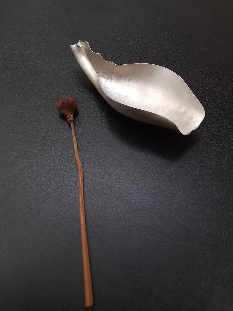 丰采/純銀茶則/茶席道具