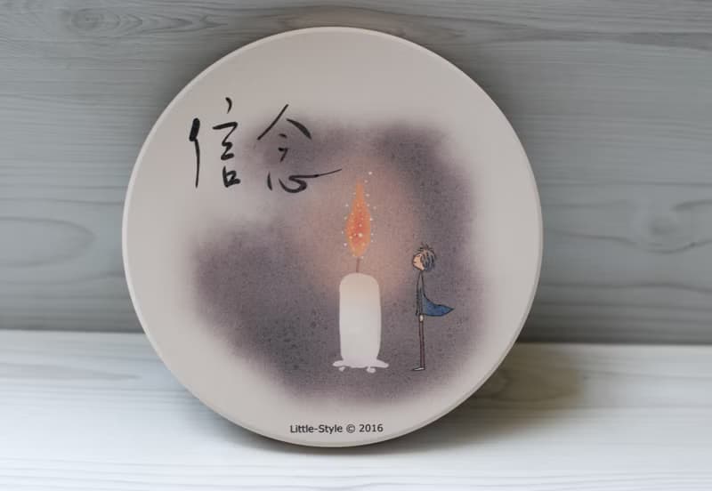 吸水杯墊-信念