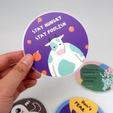 【聖誕節快速出貨畢業療癒禮物】創意動物療癒文字/防水壓克力5入