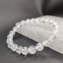 【訂製品】千層白幽靈 7-15mm 巴西 手串 手鍊 天然水晶 水晶