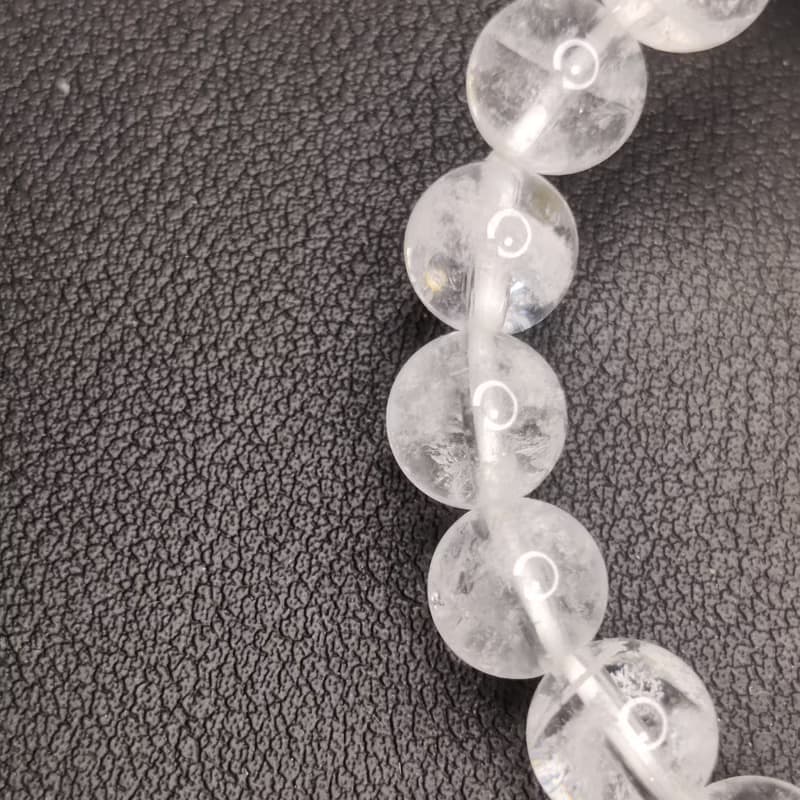【訂製品】千層白幽靈 7-15mm 巴西 手串 手鍊 天然水晶 水晶