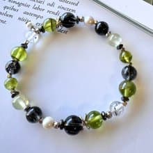 事業加速器 精品冰透黑髮晶 稀缺橄欖石 能量放大閃靈鑽