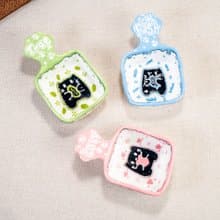 Playful Drip Glaze Cat Dishes Unique Handmade Ceramic Mini Bowls for Sauces