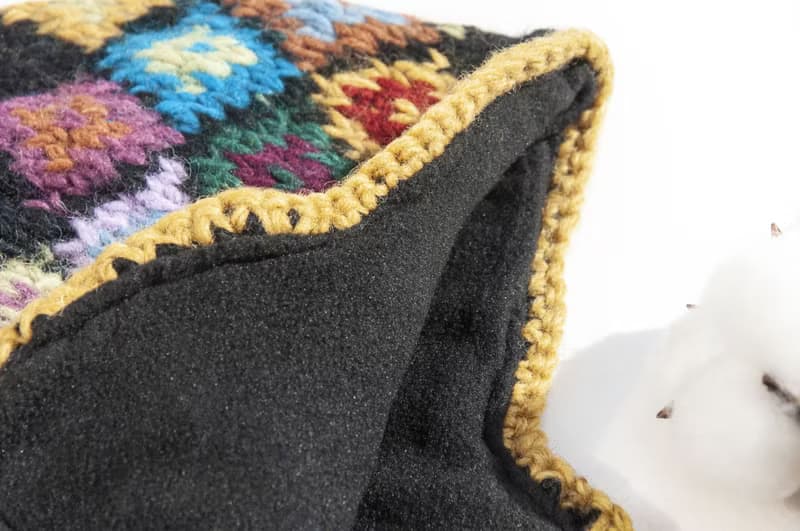 針織純羊毛帽/手工內刷毛毛帽/針織毛帽/飛行毛帽/毛線帽-南美洲