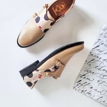 真皮雙扣孟克鞋 - 珍珠奶茶 女鞋皮鞋