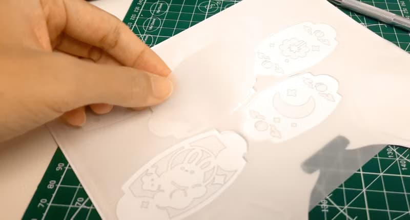 【數位】中秋三折優惠 月兔燈籠 DIY 手工燈籠模板 中秋節 剪紙 燈箱 原創